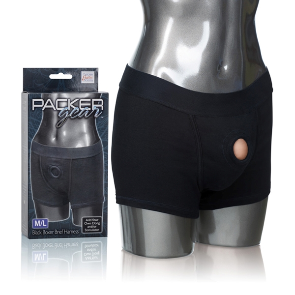 Packer Gear Black Boxer Harness M/l