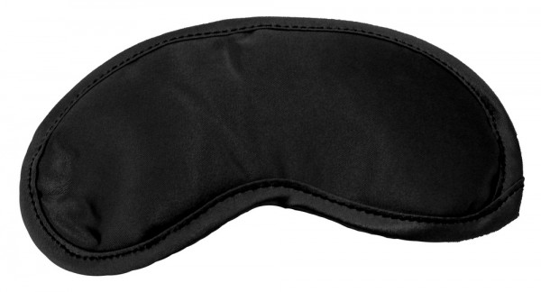 S&m Satin Black Blindfold